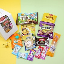 간식 가득 손잡이 선물 상자 과자 디저트 답례품 5개 세트