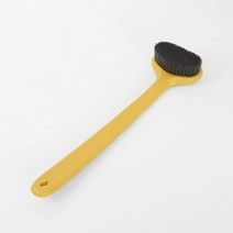 손잡이 샤워브러쉬 옐로우 바디솔 목욕브러쉬, 단품
