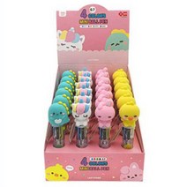 레이지스타 4색 미니 볼펜 0.7mm 4종 6개씩 24개, 세트