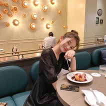 빈티지화이트원피스 프렌치 클래식 보이핏 볼륨 리시안시스 디자인감각 스윗 벌룬소매 점프슈트 여성 여름 3645500992, 블랙 S
