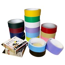 플로엠 제본 테이프 35mm x 10M 빨강, 50개