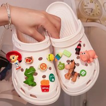 파츠세트 크록스파츠 악세사리 동물파츠 샌들 파츠 공룡 음식 14p