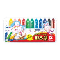 위withh_아모스 파스넷 12색(NEW) 학습완구 문구 팬시연필 두꺼운연필 유아연필 용넷 디자인넷 연필 놀이넷♥withy, ♥Moringstar♥, ♥withyou!