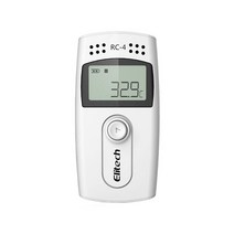 Elitech 엘리텍 정품 온도기록계 RC-4K 데이터로거 -30~60도 온도 기록관리 자동 디지털 알람 보관 창고 외부온도센서 24시간 모니터링 RC-4