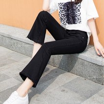 여성 슬림핏 부츠컷 청바지 스판 긴바지 데일리코디