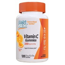닥터스베스트 Vitamin C Gummies 젤리형 비타민C 250mg 오렌지맛 120구미 60회분, 1병