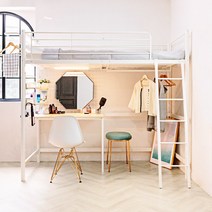 코모드i 올인원 반반한 벙커침대, 아이보리