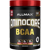 올맥스 아미노코어 BCAAS 8g 100 순수 아미노산 맛선택, 백포도, 315.0 g (1 팩)