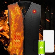 LW USB 스마트 발열조끼 보온조끼 온열 조끼 등산 낚시 베스트