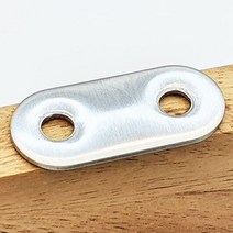 스텐 일자 보강평철(3T) / 평고정판 보강철물 가구 연결부속 브라켓 꺽쇠 빠찌 고정 연결대, 1) 95mm(3T)
