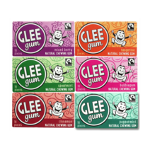 Glee Gum All Natural Variety Gum Pack 글리 올네츄럴 천연치클껌 모음 12팩