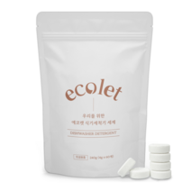 에코렛 자연유래 1종 식기세척기 세제, 240g, 1개