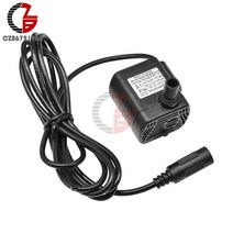 5.5V-12V 3W DC 잠수정 워터 펌프 IP68 방수 열 모터 200L/H 0.4-1.5M 수족관 분수 물고기, 02 24V