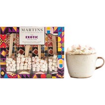 Martins Chocolatier 마르틴스 쇼콜라티에 핫 초콜릿 Stirrers Exotic 콜렉션 선물 세트 -영국직송