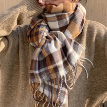 숄 목도리 데이무드 체크 머플러