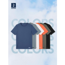 남성 기본 데일리 반팔 티셔츠 단색 반팔티 4XL