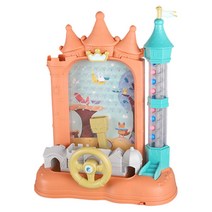 FCSHOP 아이들을 위한 캐치 게임 장난감 조명이 있는 뮤지컬 볼 포수 기계 완벽한 홈 실내 게임 장난감 어린이 게임을, 14.6 × 7.9 × 18.1 인치, 아베, 다리가없는 분홍색