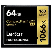 Lexar Professional 1066 배속 컴팩트 플래시 카드 64GB [품] LCF64GCRBNA1066, 128GB