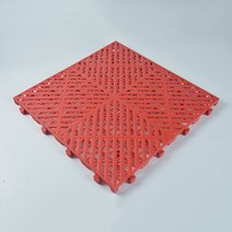 데크시공 목조 주택 농막 테라스 데크 조립식 40x40x2cm ce 제조 업체 이동식 쉬운 설치 차고 바닥 ​​타일 주차 용 하드 플라스틱 바닥, a2 레드, 1 조각
