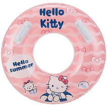 키티 어린이 케릭터 물놀이용 튜브 70 7세이상 13세미만 20kg~55kg, 코랄, 1개