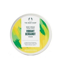더바디샵 THE BODY SHOP 영국 바이브런트 베르가못 바디크림 200ml, 2팩