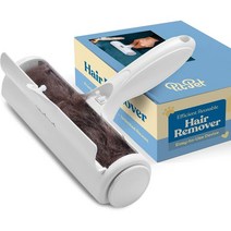 재사용 가능한 반려동물 털 제거기 사용하기 쉬운 강아지 대형 보관 챔버가 있는 털용 보풀 롤러 소파 옷 가구 카펫 자동차 좌석의 개 및 고양이 털을 위한 제거 도구 미국직송 297, 화이트.