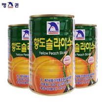 펭귄황도슬라이스 펭귄 황도슬라이스, 400g, 6개