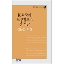 K 과장이 노량진으로 간 까닭, 문학의전당, 심은섭 저
