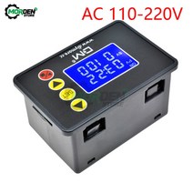 dc 12v 24v ac 110v 220v 프로그래밍 가능 디지털 시간 지연 스위치, 1-교류 110-220v