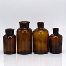 몰드몰 디퓨저용기 _ 화병 - 시약병 ( 125ml 250ml ) 캡없음, 넓은입구/125ml