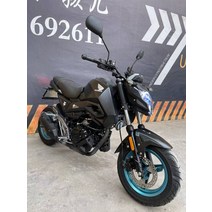 모터싸이클 125CC 미니 바이크 오토바이 소형 스쿠터, 블랙