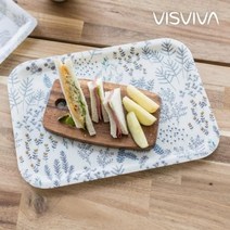 비스비바 버드 카페 트레이 화이바 쟁반 27.9CM, 단품