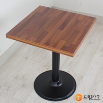 멀바우 원반테이블 카페 식탁 테이블 식당 2인 4인