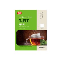 파우치 티필터 100매 II 인퓨저 찻잎우림망, 100매입X1팩