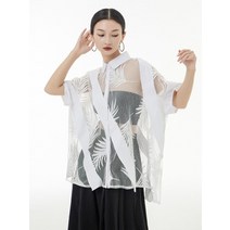 2023 써스데이 아일랜드 하라주쿠 스타일 원피스 eam 블랙 레이스 원근법 빅 사이즈 블라우스 새