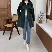 수키 셔츠카라 앞날개 여성 사파리 야상점퍼 1106761