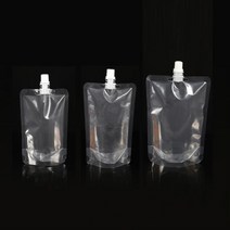 주스팩 음료팩 투명 캡파우치 스파우트 음료 액상주스, 2파우치 음료팩-200ml
