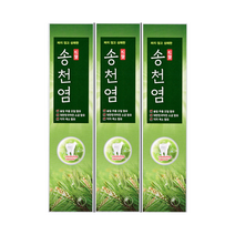 메디안 송천염 치약 120g x 3입 송염 죽염 치약
