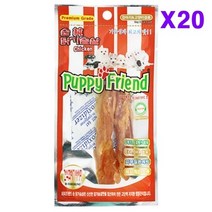 퍼피프랜드 치킨건식꽈배기 강아지간식 맛보기상품, 120개, 35g