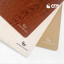 원오피스 MDF 클래식 클립보드, 고급형(다크우드)