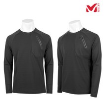 밀레 남성 라메주 라운드 티셔츠 MXRFT003 차콜