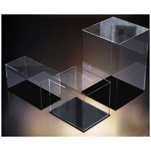 피규어 아크릴 장식장 20x20x40cm 30x20x30cm 방진 용품 투명 진열 전시함 케이스 다용도 0-8324ea