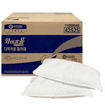 유한킴벌리 42525 와이프올 다목적용 흡착제 기름 흡착포 20매 한박스