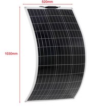 300W 태양 전지 패널 18V PET 유연한 시스템 키트 RV 자동차 배터리 충전기 가정용 야외 애완동물, 01 1pcs-300W-A style