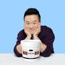 [마이칼라] THE FAMILY 7 수성스테인 4L, 오크색, 1개