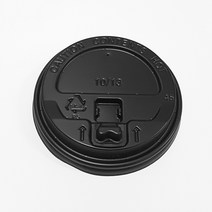 종이컵뚜껑 1013온스 개폐형 검정 (1000개), 단품, 단품