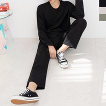 아리썬 캐주얼 남자 노링클 일자밴딩 상하세트