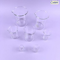 유리 비커 눈금 계량컵 제빵 베이킹 바리스타 커피 공방 향수 방향제 비누 캔들 만들기 식단 이유식 비율 비중 실험 랩 과학교실 학교 연구실 인테리어 화분 펜꽂이 홀더 수납 정리, G 300ml