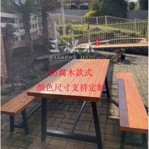 야외테이블 편의점 포차 파라솔 바베큐 카페 행사 방수 테라스 베란다 포장마차 정원 평상, 방부목 맞춤 제작