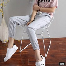 가바바 여성 조거팬츠 시원한 코튼 스키니핏 밴딩팬츠 G54650